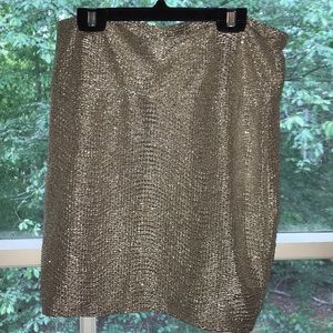 Decree Casual Gold Skirt